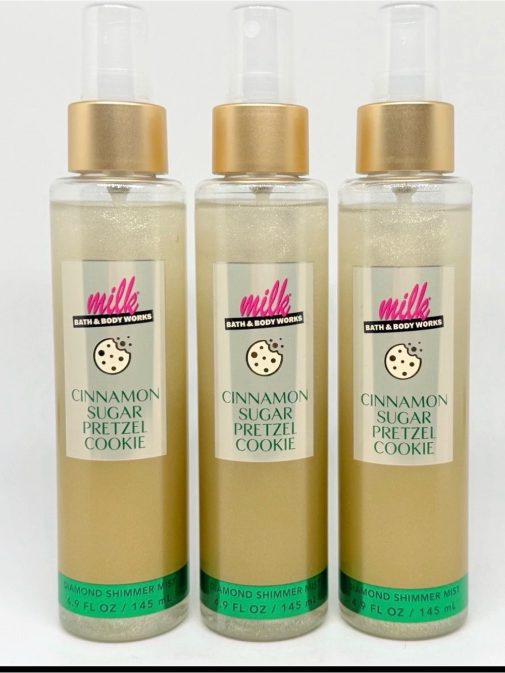 Bath & Body Works Cinnamon Sugar Pretzel Cookie Body Wash Set